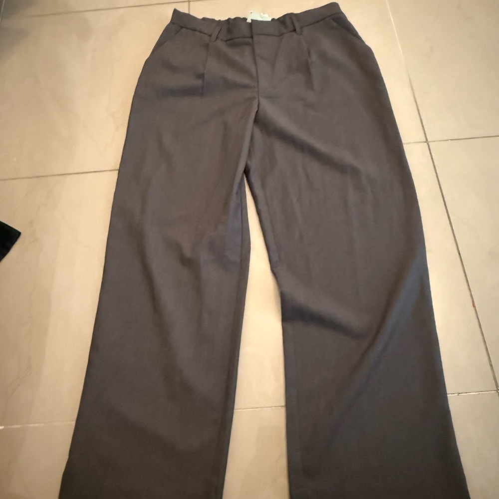 Woman’s gray pants